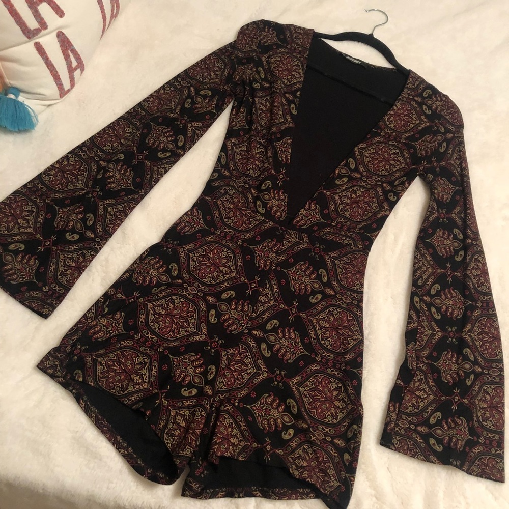 Long sleeve romper